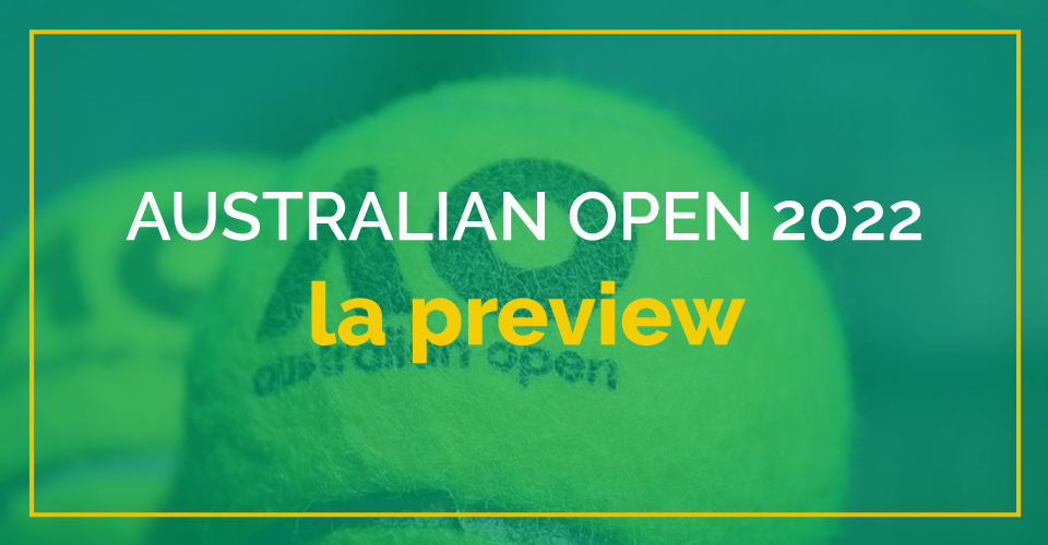 Guida scommesse e pronostici su Australian Open 2022 di tennis senza Djokovic con statistiche e numeri
