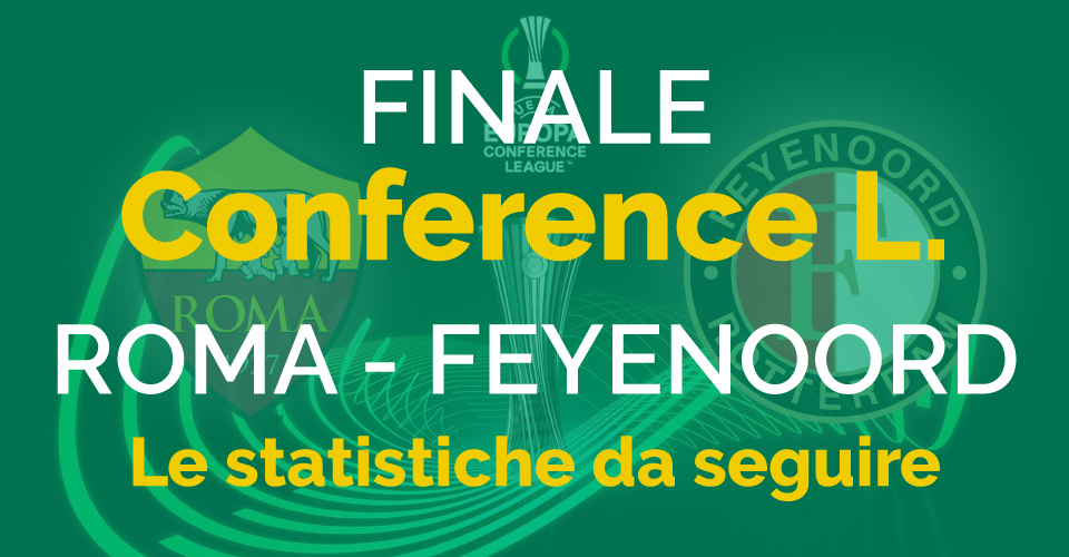 Finale Conference League Roma-Feyenoord, pronostico con le statistiche dell'algoritmo per vincere alle scommesse