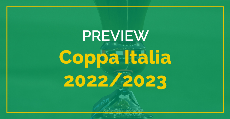 Scommesse Coppa Italia, preview con statistiche, quote e tabellone
