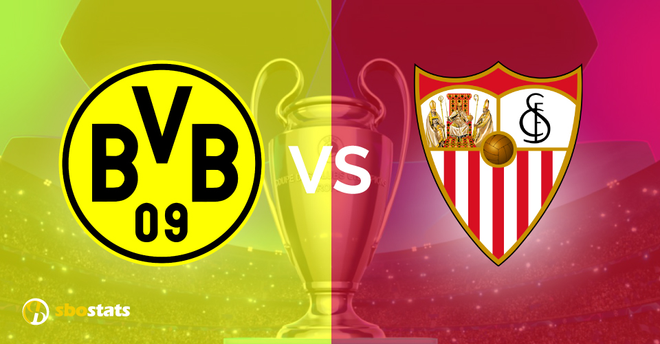 Pronostico Borussia Dortmund-Siviglia di Champions League con le statistiche sulle quote iniziali dell'algoritmo per vincere alle scommesse
