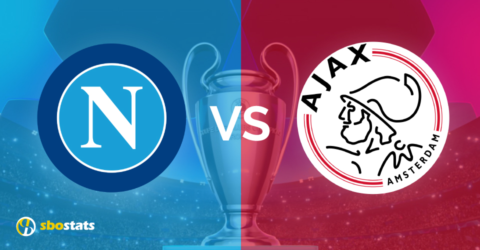 Pronostico Napoli-Ajax di Champions League con le statistiche sulle quote iniziali dell'algoritmo per vincere alle scommesse