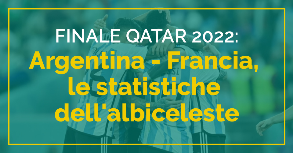 Finale Mondiali Qatar 2022 statistiche Argentina