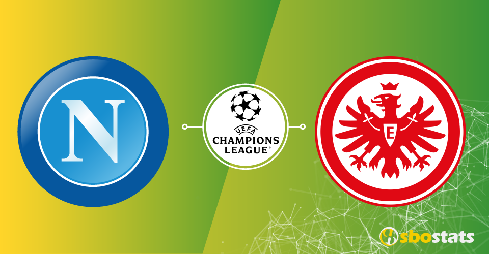 Preview Champions League Napoli-Eintracht Francoforte statistiche e pronostico di Sbostats